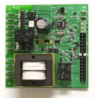 Control board for a fireplace