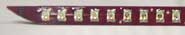 Motorcycle LED tail light assembly
